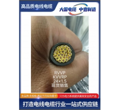 RVVP KVVRP24x1.5軟心屏蔽控制電纜現貨